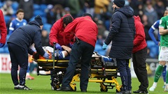 Chấn thương kinh hoàng ở trận đấu giữa Cardiff vs Stockport